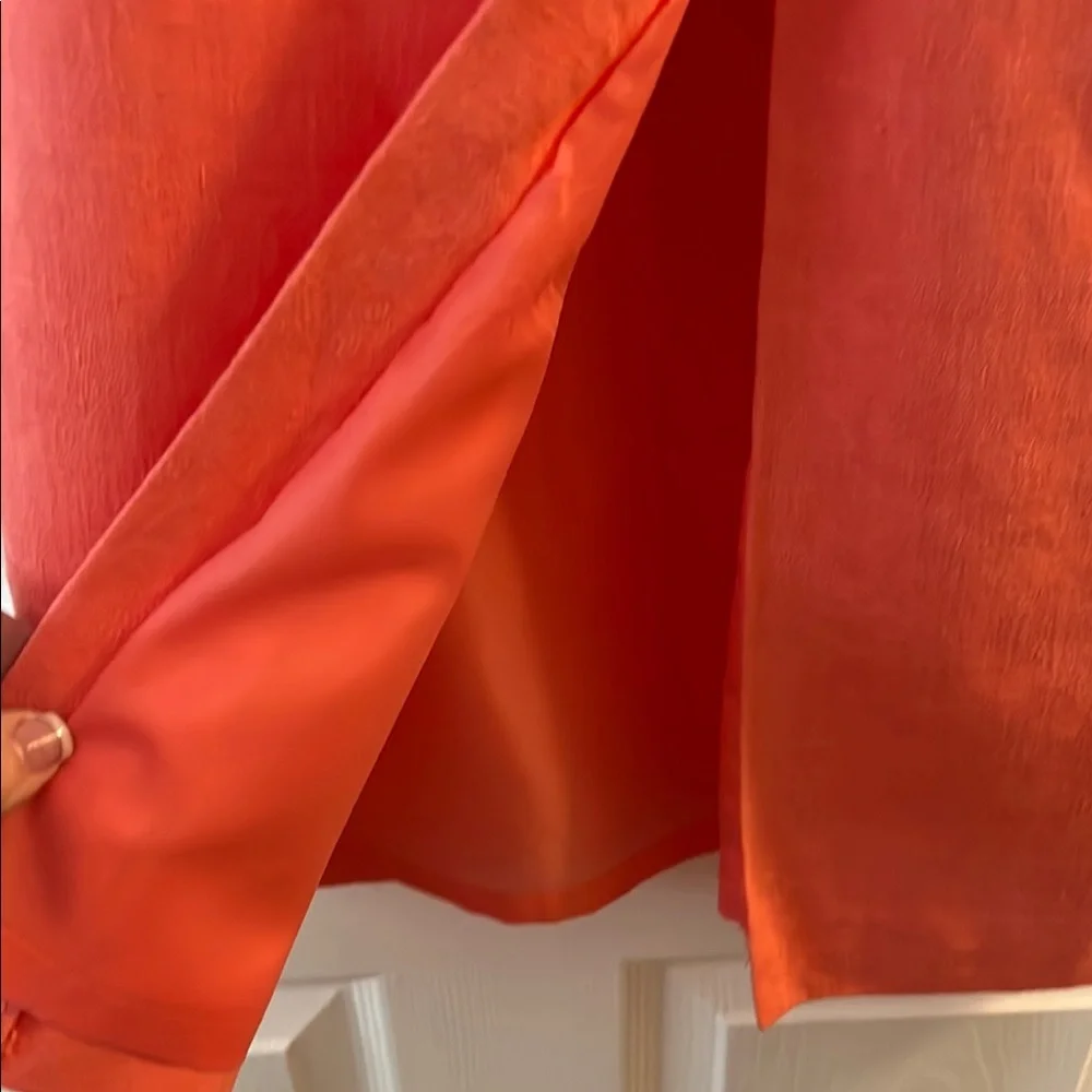 Coral colored 2 piece skirt and matching top. - Picture 8 of 8